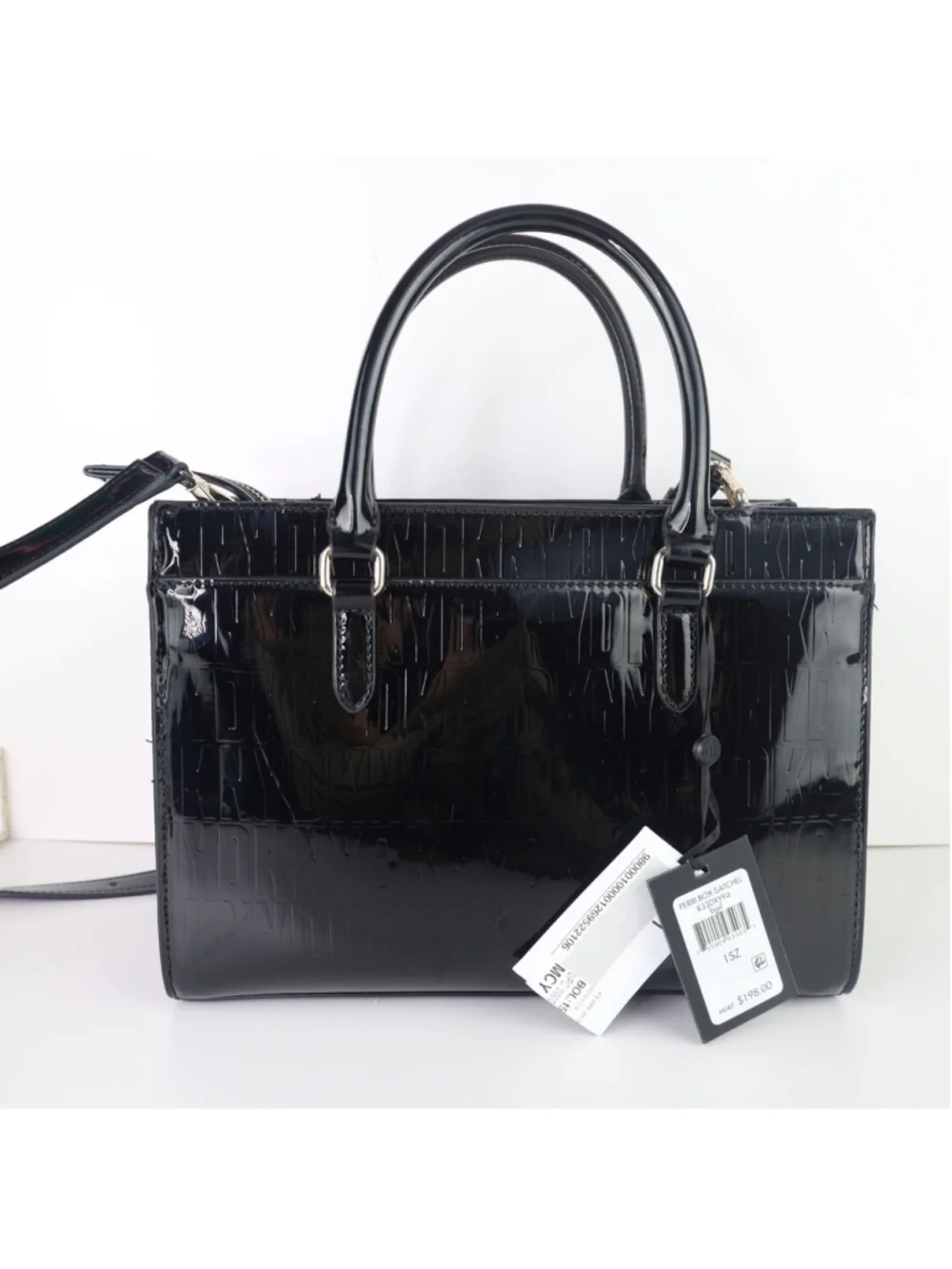 Dkny Perri Box Satchel Black
